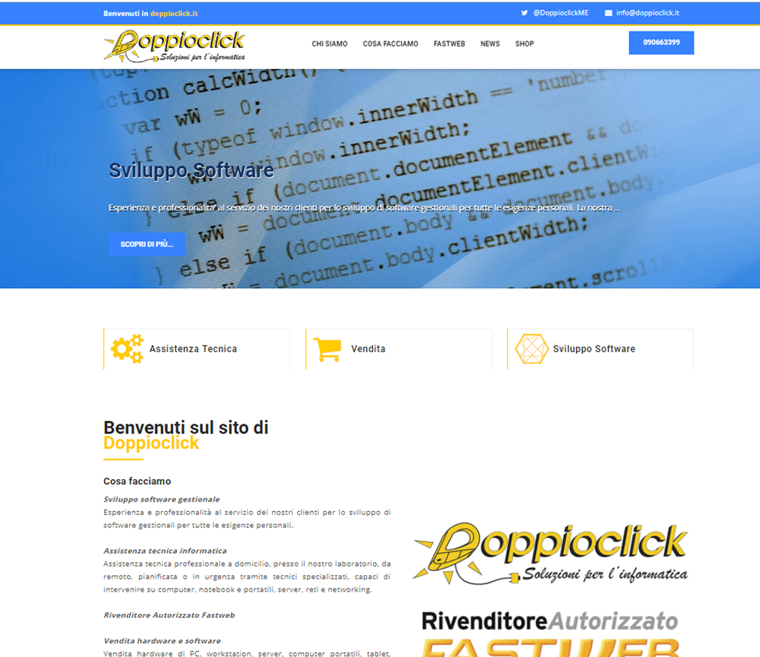 Doppioclick.it -  assistenza e vendita hardware e software